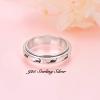 Yearace Spinner Rings for Anxiety 925 Sterling Silver Rotatable Dinosaur Stress Relieving Fidget Ring Jewelry Gift for Women Men Size 8 view 4