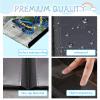 Rossy 9-Pocket Card Binder, Trading Card Collector Album Holder 540 Cards Double Sided Pocket Album Binder Holder Waterproof Cover Card Holder Binder for Standard Size Cards,Blue Roses On The Board view 3
