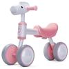 PerKidern Baby Balance Bike for 1-2 Year Old Boy Girl, Balance Bikes for 12-24 Months 4 Wheels Toddler Balance Bike, Baby Bike 1+ Years Toy First Birthday Gifts (Pink) view 1