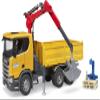 Bruder 03551 Scania Super 560R Construction Site Truck with Crane & 2 Pallets - 1:16 Vehicles, Construction Vehicle, Crane Truck, Toy from 4 Years view 1