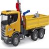 Bruder 03551 Scania Super 560R Construction Site Truck with Crane & 2 Pallets - 1:16 Vehicles, Construction Vehicle, Crane Truck, Toy from 4 Years view 2