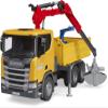 Bruder 03551 Scania Super 560R Construction Site Truck with Crane & 2 Pallets - 1:16 Vehicles, Construction Vehicle, Crane Truck, Toy from 4 Years view 3