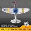 VOLANTEXRC RC Plane for Beginners, 4CH WWII Warbird P-47 Thunderbolt with Aileron, 2.4Ghz RC Airplane with Xpilot Self Righting & One Key Aerobatic, Gifts for Adults (761-16 RTF) view 2