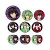 Anime "Futo Detective" Illustrated Tactical Fashion Version Trading Tin Badge Box of 9 view 1