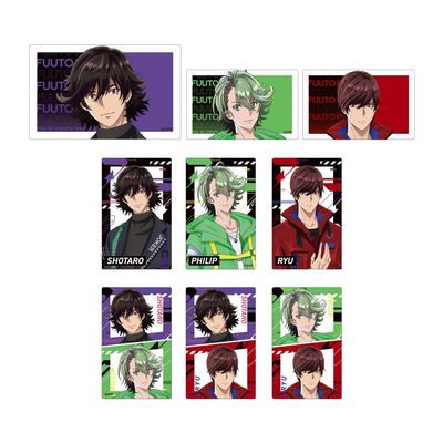Anime Futo Detective Illustration Tactical Fashion Ver. Trading Card Stickers 9 Pcs Box