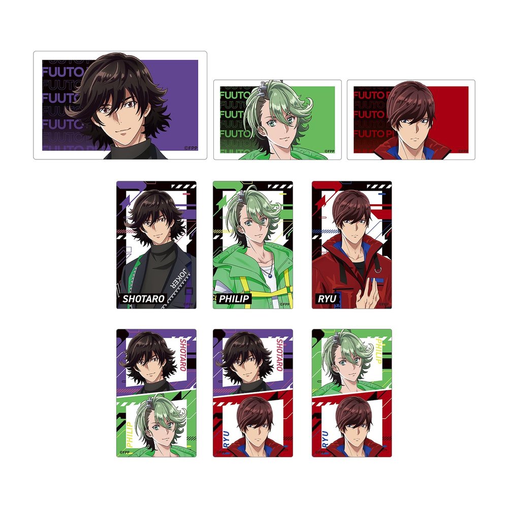 Anime Futo Detective Illustration Tactical Fashion Ver. Trading Card Stickers 9 Pcs Box