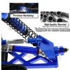 hopsupRC Aluminum Adjustable Turnbuckles Upgrades Part for 1/10 Senton MEGA550 4X4/Granite MEGA550 4X4,Alloy Adjustable Turnbuckles Camber Links Toe Link,6PCS Replace AR330446 AR330515,Navy Blue view 3