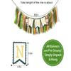 1st Birthday Monkey Banner - Safari Jungle Party High Chair Decor view 2