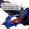 hopsupRC Upgrades Part for 1/10 Senton MEGA550/Granite MEGA550,Aluminum Adjustable Turnbuckles Camber Links Toe Link &Alloy Suspension Link Pivot Ball,Shock Pivot Ball Set,Navy Blue view 2