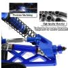 hopsupRC Upgrades Part for 1/10 Senton MEGA550/Granite MEGA550,Aluminum Adjustable Turnbuckles Camber Links Toe Link &Alloy Suspension Link Pivot Ball,Shock Pivot Ball Set,Navy Blue view 3