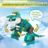 Super Wings - Dinosaur Toys Tino, Season 6 New Character, Dinasour Action Figures with Water Mist, Flashing Light, Roaring, Dinosaur Toys for Kids 3-5 or 3+ view 4
