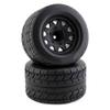 ZHIPAIJI 1/10 Rc Truck Tires Set, Racing Car Wheels and Tires Set RC Car Racing Tires Set Replacement Part for Traxxas HPI Arrma Kyosho RC Car Accessories (Color : P1-2 PCS) view 1