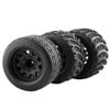 ZHIPAIJI 1/10 Rc Truck Tires Set, Racing Car Wheels and Tires Set RC Car Racing Tires Set Replacement Part for Traxxas HPI Arrma Kyosho RC Car Accessories (Color : P1-2 PCS) view 4