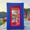 Vinfgoes Red+Blue Inflatable Cash Cube Machine Booth for Money Grab, Promotion, Advertising Events (NO BLOWERS Included) view 2
