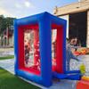 Vinfgoes Red+Blue Inflatable Cash Cube Machine Booth for Money Grab, Promotion, Advertising Events (NO BLOWERS Included) view 3