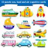 Magnetic Puzzles for Kids Ages 1-3, Travel Toddler Puzzles Ages 2-4 Year, Space Car Activities Toy for Boys & Girls 3-5 yo - Learning Magnet Gift for Road Trip view 2