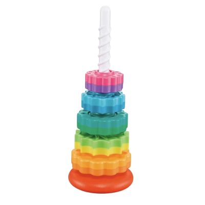 Almencla Stacking Tower Toys Rainbow Rings Classic Toy Educational Toys Hand Eye Coordination Baby Stacking Toy Stacking Puzzle Toys for Boys Girls