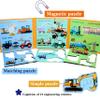 Magnetic Puzzles for Kids Ages 1-3, Travel Toddler Puzzles Ages 2-4 Year, Excavator Refrigerator Magnet for Kids Learning Gift for Road Trip view 3
