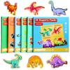 Magnetic Puzzles for Kids Ages 1-3, Travel Toddler Puzzles Ages 2-4 Year, Dinosaur Activities Toy for Boys & Girls 3-5 yo - Learning Magnet Gift for Road Trip view 1