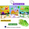 Magnetic Puzzles for Kids Ages 1-3, Travel Toddler Puzzles Ages 2-4 Year, Dinosaur Activities Toy for Boys & Girls 3-5 yo - Learning Magnet Gift for Road Trip view 3