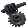 NHX RC Steel Overdrive Gears Differential Worm Gear Set 2T/16T for SCX24 view 1