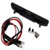 NHX RC Aluminum Rear Bumper w/Led Light for SCX24 -Black view 1