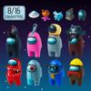 Among Us Action Figures Series 3 - Pack of 8 Collectible Figurines - Official Among Us Toys for Boys & Girls - Collect All Crewmates from The Among Us Video Game - Imposter (Style B) view 2