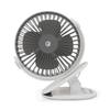 GPEL Portable Clip-on Fan, 360 Degree Rotation, Rechargeable Battery Operated, 2,000mAh, Up To 6.5 Hours Work Time, With Timer & Breeze Mode, Non Slip Mat Attached, For Desk, Outdoor, and Strollers, view 1