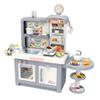 Big Modern Kitchen Set for Kids 45 pcs Pretend Play Cook with Sink, Light, Sound, Cutting Food, steam and Water Features, by VALESSATI view 1