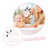 2pcs Bath Gloves Bath Wash Gloves Animal Shower Glove Baby Bath Mittens Kids Bath Loofah Sponge Infant Bath Sponge Bath Mitt Girls Glove Cotton Cute Bath Brush Child White view 3