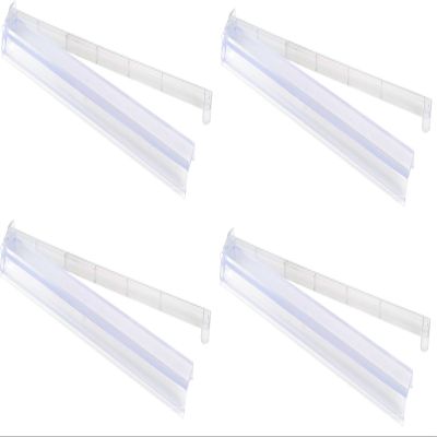 HNDtek Modern Mahjong Racks with Built-in Pushers - Clear Combo Rack - Set of 4