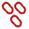 blinkee 12 Pack Tropical Fiesta Red Hawaiian Lei Necklaces - 36" Vintage Luau Party Accessory for Beach Weddings, BBQs, and Island-Themed Gatherings view 3