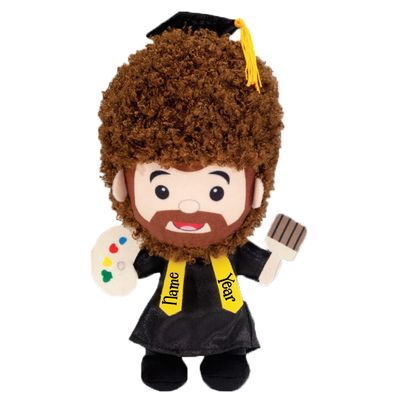 Bob Ross Plush Stuffed Character Toy Keepsake Gifts (Personalized Graduation)