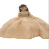 A&C Quinceaeras and More Last Doll Sweet Sixteen Doll Muneca para Quinceanera Blush Flower dress Muneca con Vestido Bow Dress view 3