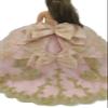 A&C Quinceaeras and More Last Doll Sweet Sixteen Doll Muneca para Quinceanera Blush Flower dress Muneca con Vestido Bow Dress view 4