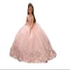 A&C Quinceaeras and More Last Doll Sweet Sixteen Doll Muneca para Quinceanera Blush Flower dress Muneca con Vestido view 1