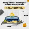 Alif and Friends Dome of The Rock Building Blocks Set - 900+ Pcs Islamic Building Toys - Al-Aqsa Mosque Perfect Eid Gifts for Kids view 2