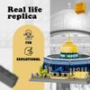 Alif and Friends Dome of The Rock Building Blocks Set - 900+ Pcs Islamic Building Toys - Al-Aqsa Mosque Perfect Eid Gifts for Kids view 3