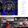 12V Ride On Car, Electric Cars for Kids Car, Ride on Toys w/3 Speeds Adjustable Equipped with Music, Parent Remote Control, Spring Suspension, AUX Port Gifts for Kids-Blue view 4