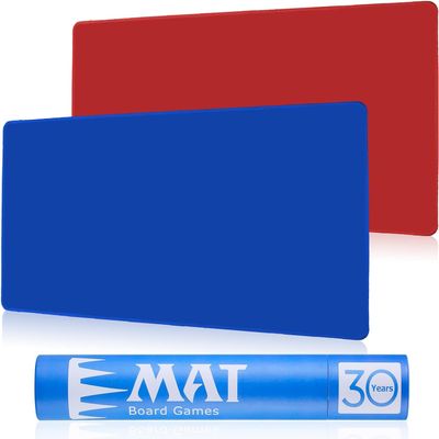 Biouai MTG Playmat for TCG Card Playing Game - 2Pcs Stitched Play Mat with Tube for Cards Gameplay, MTG, Yugioh, Magic The Gathering (24 x 14 in, 2 Pack)