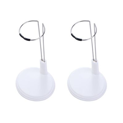 2 Pcs Doll Stand Display Holder Doll Bracket Support Adjustable Metal Support Puppet Display Rack Doll Stand Support for 35cm Doll