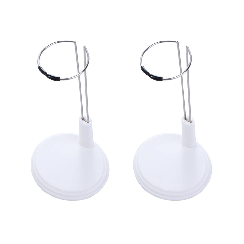 2 Pcs Doll Stand Display Holder Doll Bracket Support Adjustable Metal Support Puppet Display Rack Doll Stand Support for 35cm Doll
