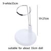 2 Pcs Doll Stand Display Holder Doll Bracket Support Adjustable Metal Support Puppet Display Rack Doll Stand Support for 35cm Doll view 2