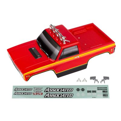 Team Associated MT12 Red RTR Body Set, Painted, ASC41100