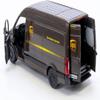 Road Tape Diecast Toy Trucks Set- Reusable, Realistic Road Tape, UPS Sprinter Van, and United States Postal Mail Truck- Pullback Truck Toys with Detailed Interior, Moveable Openable Door view 4