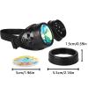 NOOLY Kaleidoscope Glasses, Kaleidoscope Goggles For Halloween Cosplay Party WHTYJ-01 (Black) view 2
