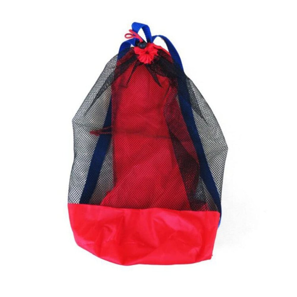 HUFFA Portable Baby Beach Toys Storage Mesh Bags Kids Beach Sand Toys Net Bag Fun Sports Swimming Bathroom Clothes Towels Backpacks