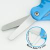 OIIJIOK Kids Scissors,5" Toddler Scissors with Cover,Student Blunt Tip Scissors with Comfort Grip,Safety for School Craft Cutting Paper(5 Pack) view 2