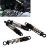 4pcs RC Shock Absorber Set RC Dampers 43mm Aluminum Threaded Shock Absorbor for SCX24 1/24 Crawler (Black) view 3