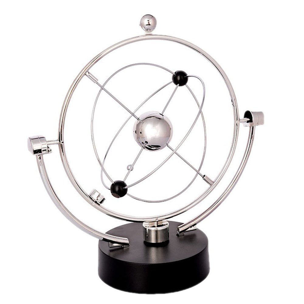DAGIJIRD 1PCS Perpetual Motion Kinetic Orbital Revolving Gadget Perpetual Motion Desk Art Toy Office Decoration Gift